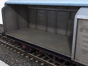 goods wagon 1 3D Model