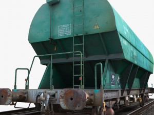 hopper wagon 1 Modello 3D