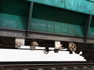 hopper wagon 1 Modello 3D