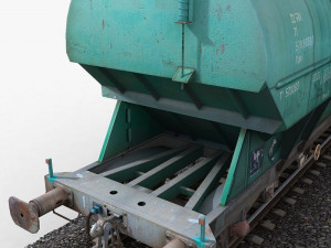 hopper wagon 1 Modello 3D