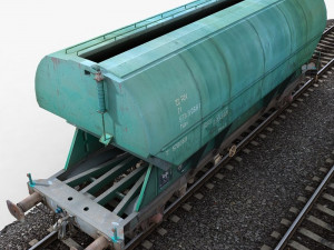 hopper wagon 1 Modello 3D