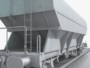 hopper wagon 1 Modello 3D