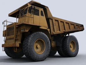 광산 트럭 1 3D 모델