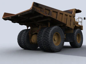 camion minier 1 Modèle 3D