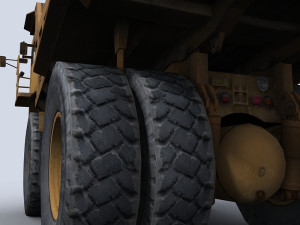 mining truck 1 3D Model