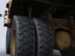 camion minier 1 Modèle 3D