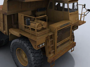 camion minier 1 Modèle 3D