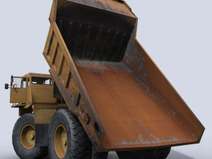 camion minier 1 Modèle 3D