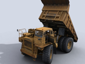 mining truck 1 3D Model