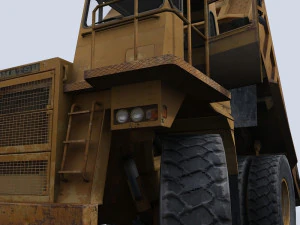 camion minier 1 Modèle 3D