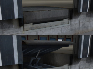 modular logistics building 1 3D 모델