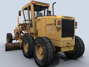 motor grader 1 3D Model