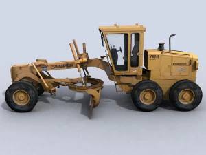 motor grader 1 3D Model