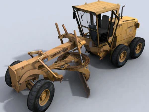 motor grader 1 3D Model