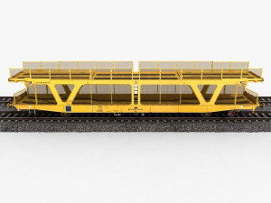 car transporter wagon Modèle 3D