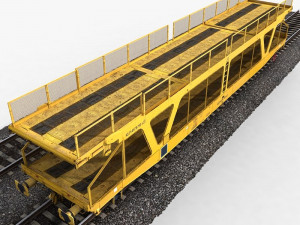 car transporter wagon Modèle 3D
