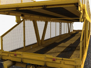 car transporter wagon Modèle 3D