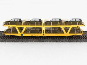 car transporter wagon 3D Model