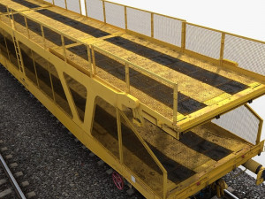 car transporter wagon Modèle 3D