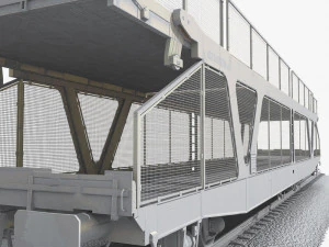 car transporter wagon 3D Model