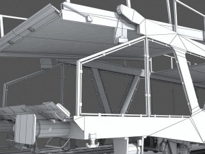 car transporter wagon Modèle 3D