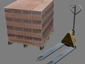 pallet jack 1 3D Модель
