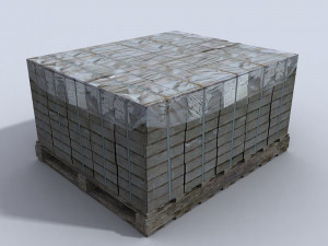 pallet rack 1 3D Модель