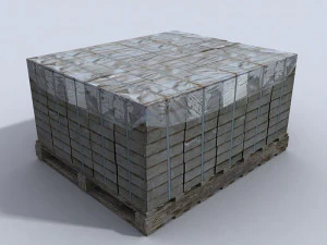 pallet rack 1 3D Model