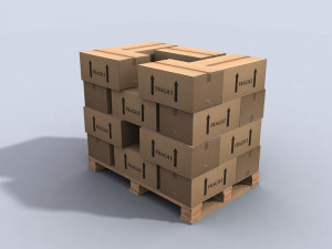 pallet rack 1 3D Модель