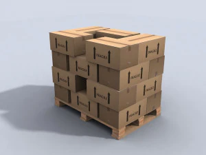 pallet rack 1 3D Model