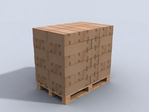 pallet rack 1 3D Модель
