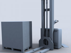 pallet stacker 1 3D 模型