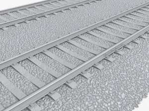 railway tracks 1 Modèle 3D