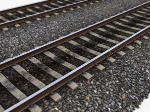 railway tracks 1 3D Model