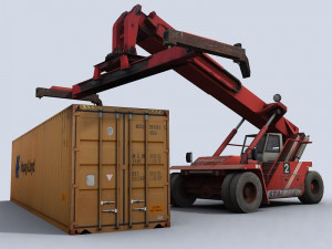 reach stacker 1 3D Model