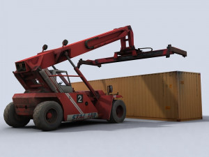 reach stacker 1 3D Model
