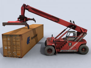 reach stacker 1 3D Model