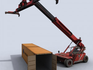reach stacker 1 3D Model