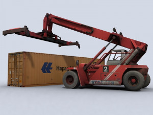 reach stacker 1 3D Model