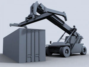 reach stacker 1 3D Model