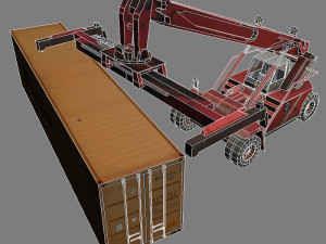 reach stacker 1 3D Model