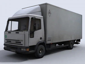 cami&oacute;n de transporte peque&ntilde;o 1 Modelo 3D