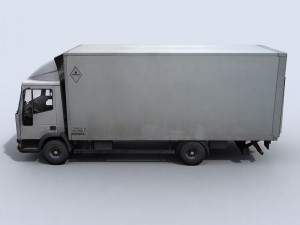 small transport truck 1 3D 모델