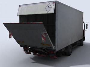 small transport truck 1 3D 모델