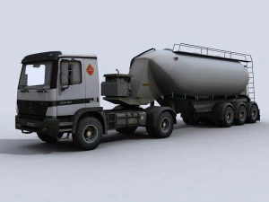 tanker truck 1 3D Model