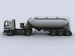 tanker truck 1 3D Model