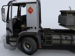 tanker truck 1 3D 模型