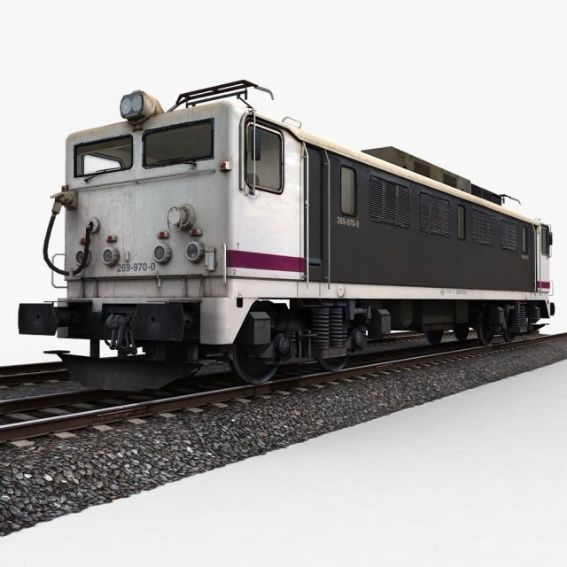 train engine 1 3Dモデル .c4d .max .obj .3ds .fbx .stl .blend 