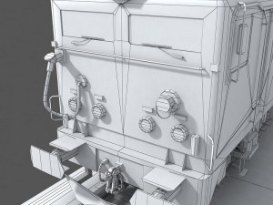 train engine 1 3Dモデル