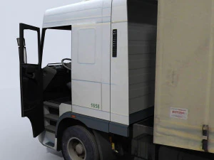 transport truck 1 3D Model